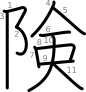 stroke order illustration