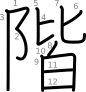 stroke order illustration