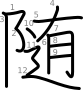 stroke order illustration