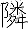 stroke order illustration