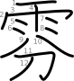 stroke order illustration