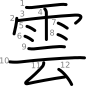 stroke order illustration