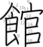 stroke order illustration