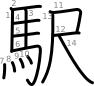 stroke order illustration