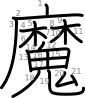 stroke order illustration