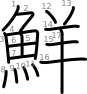 stroke order illustration