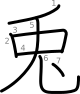 stroke order illustration