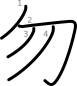 stroke order illustration