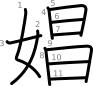 stroke order illustration