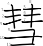 stroke order illustration