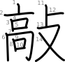 stroke order illustration