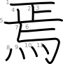 stroke order illustration