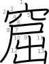 stroke order illustration