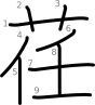 stroke order illustration