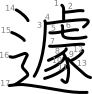 stroke order illustration